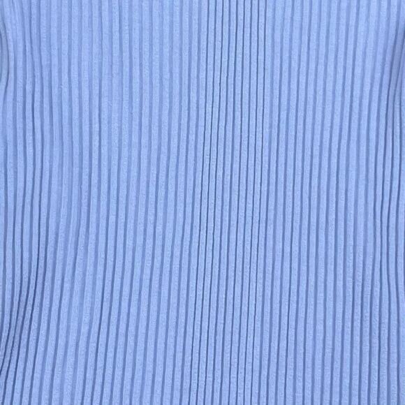 Zara Sky Blue Knot Halter Rib Dress Size Medium - Picture 9 of 9